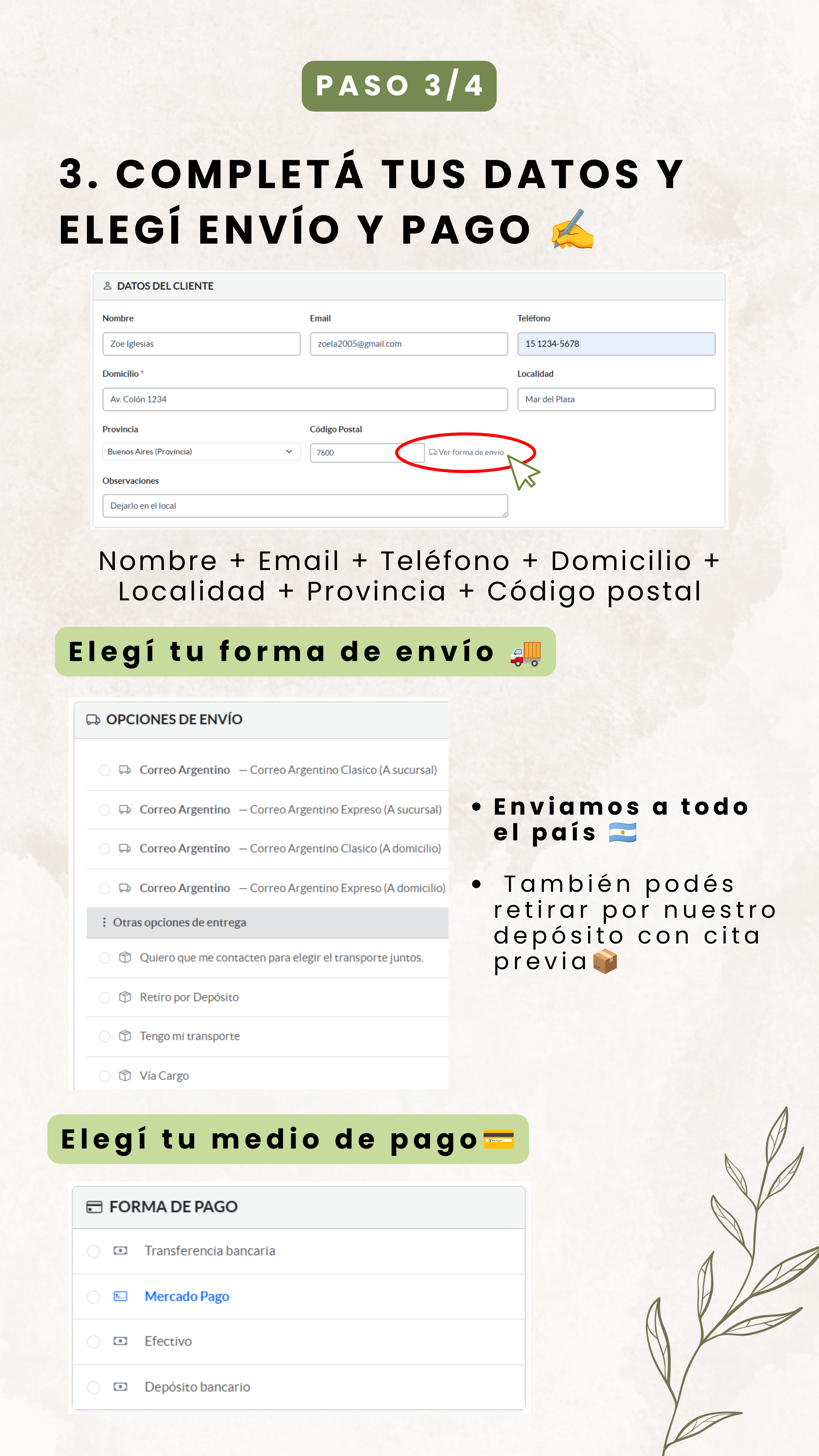 Cómo comprar - Paso 4
