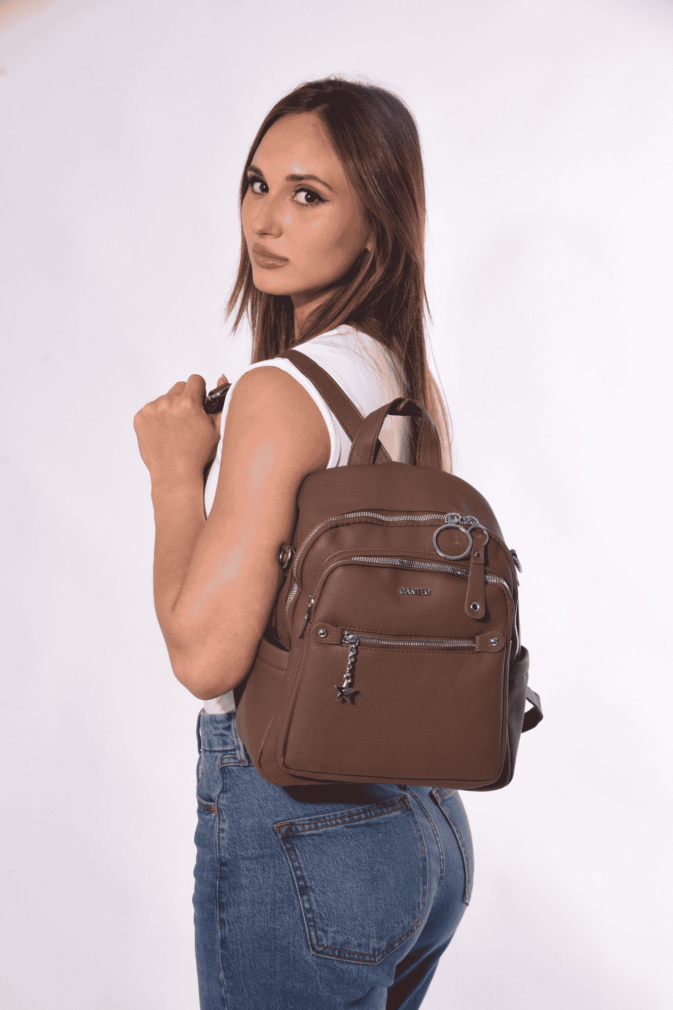 Mochila Cuero Pu - Cod. 25748