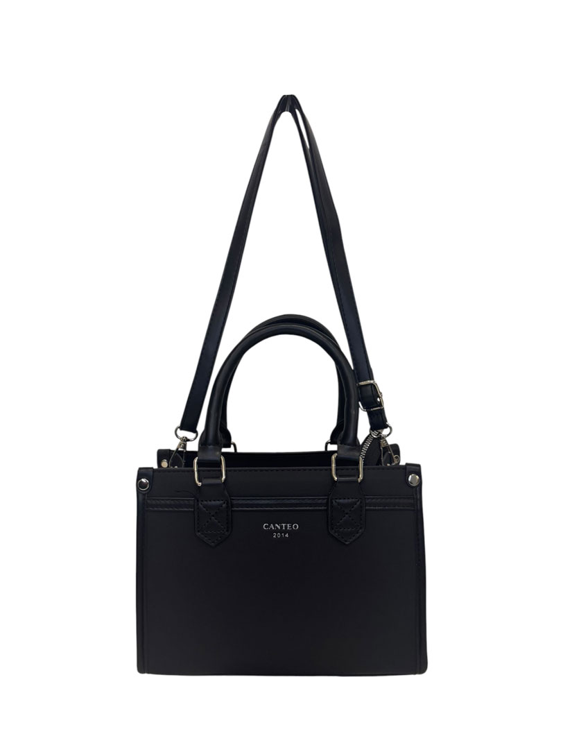 Cartera cuero pu con cierre