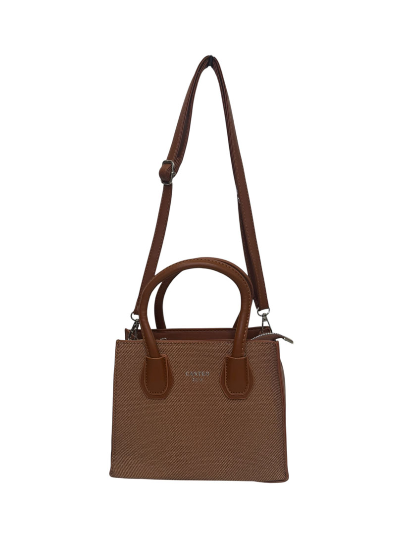 Cartera Cuero PU con cierre