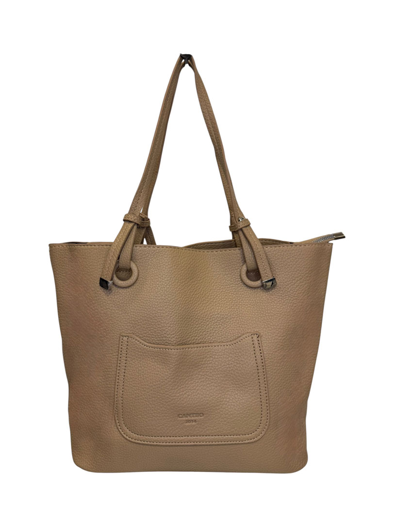 Cartera cuero pu con cierre