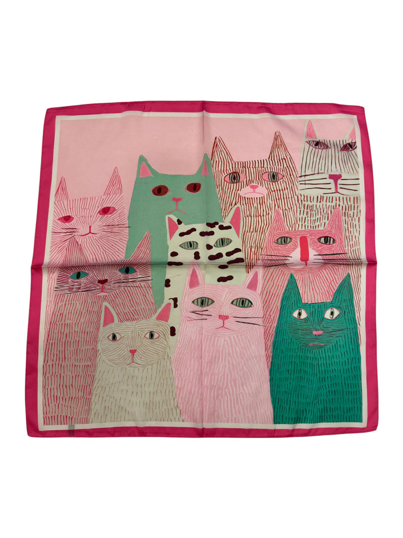 Pañuelos de seda 70 x 70 cm